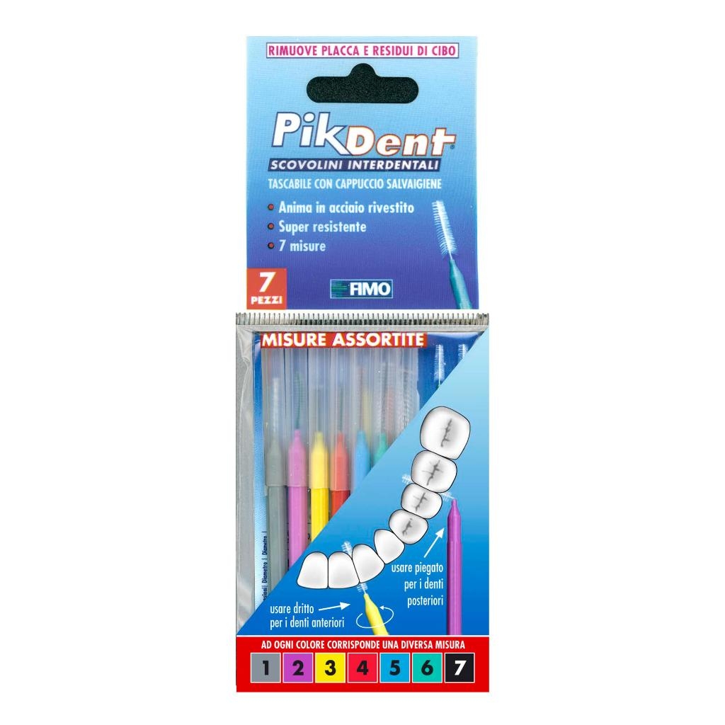 PIKDENT STUZZICOLINO 1 BUSTINA CON 7 MISURE ASSORTITE