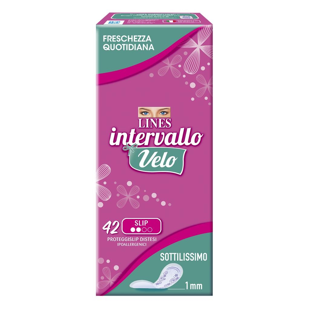 LINES INTERVALLO VELO SLIP 42 PEZZI COUPON