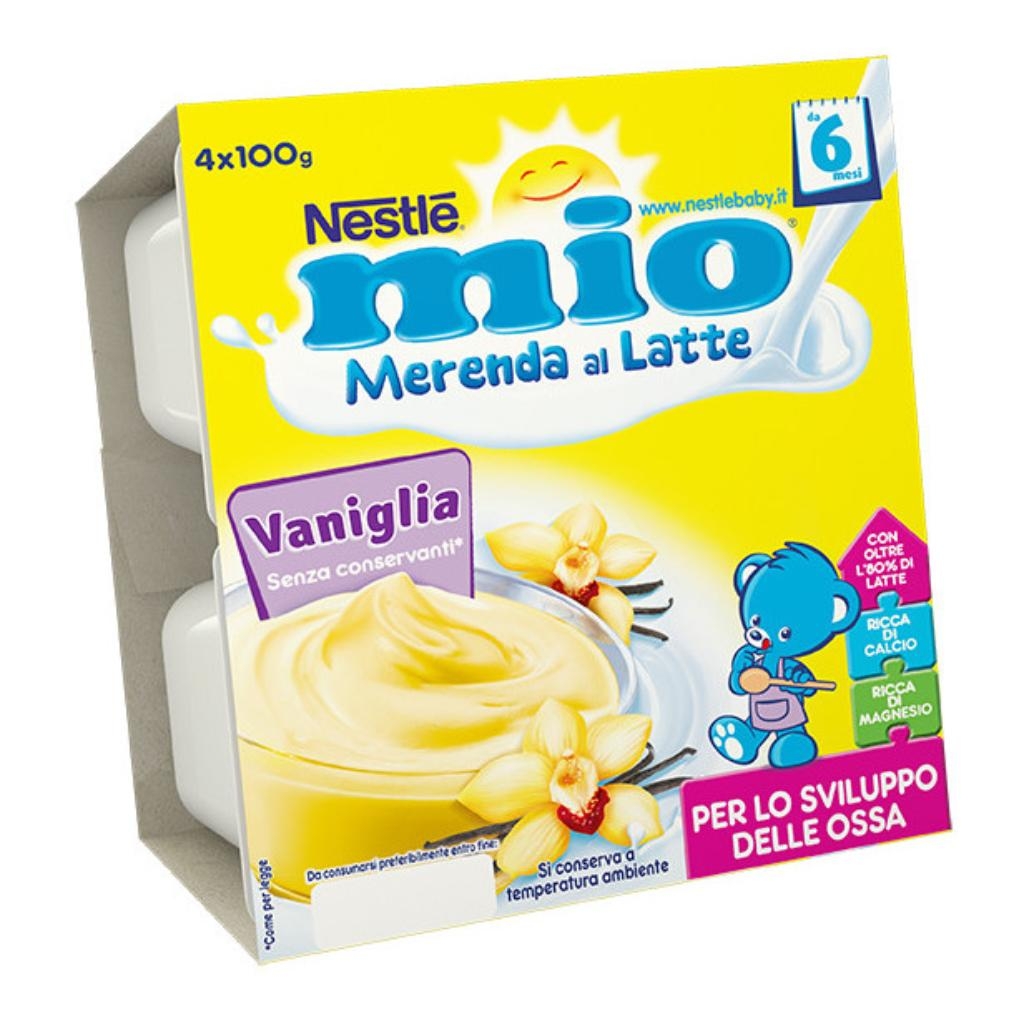 MIO MERENDA VANIGLIA 4 X 100 G