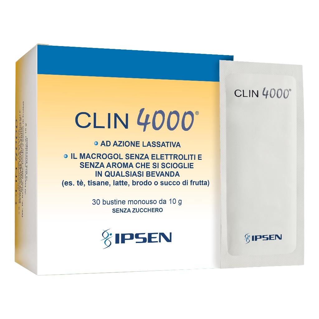 CLIN 4000 LASSATIVO 30 BUSTINE MONOUSO 10 G SENZA ZUCCHERO