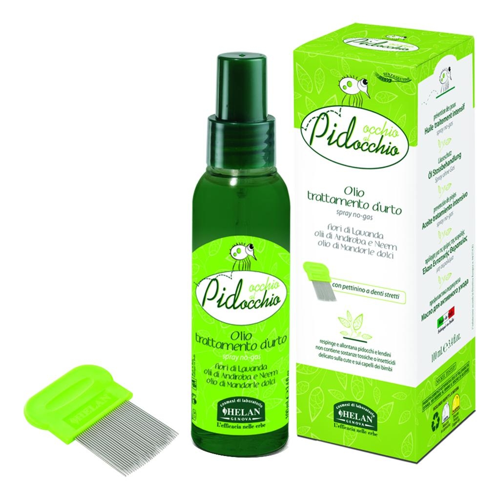 HELAN OCCHIO AL PIDOCCHIO OLIO SPRAY 100 ML + PETTININO