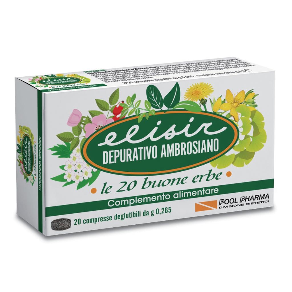 ELISIR DEPURATIVO AMBROSIANO 20 COMPRESSE 5,3 G