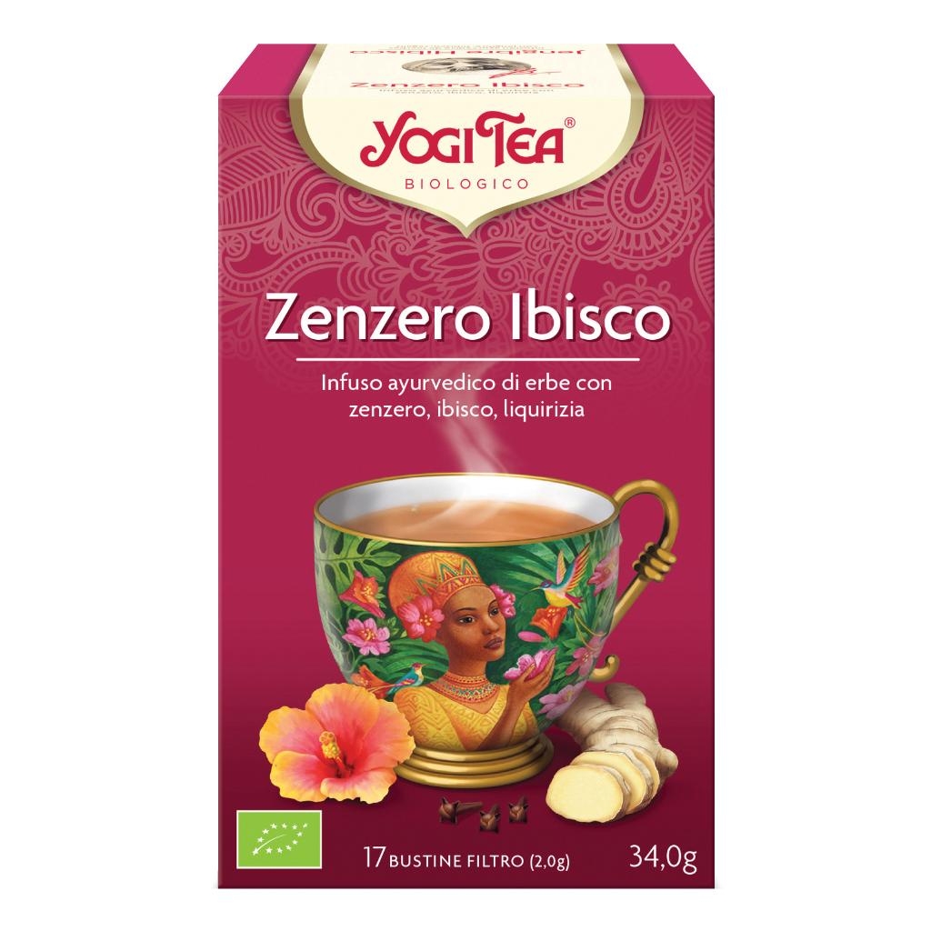 YOGI TEA ZENZERO IBISCO BIO 34 G