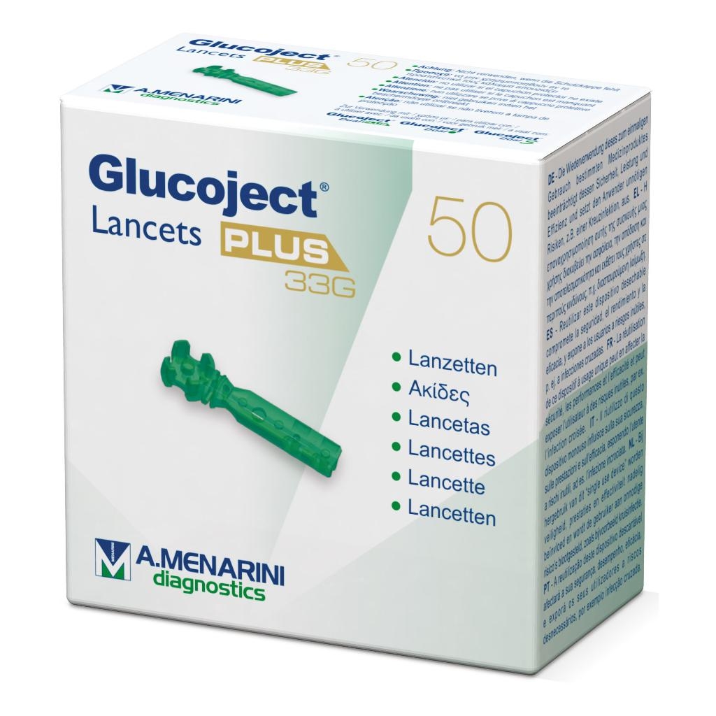 LANCETTE PUNGIDITO GLUCOJET PLUS GAUGE 33 50 PEZZI