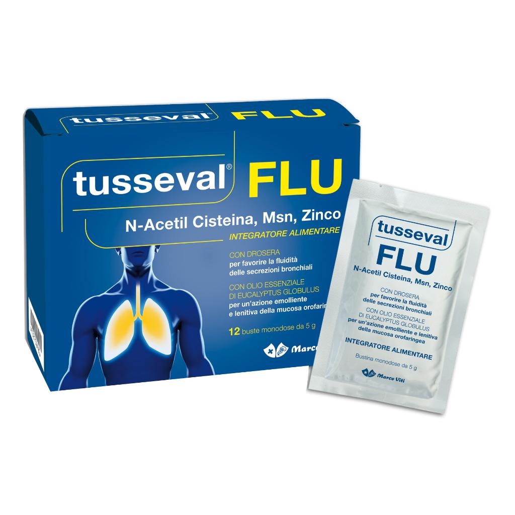 TUSSEVAL FLU 12 BUSTINE SOLUBILI