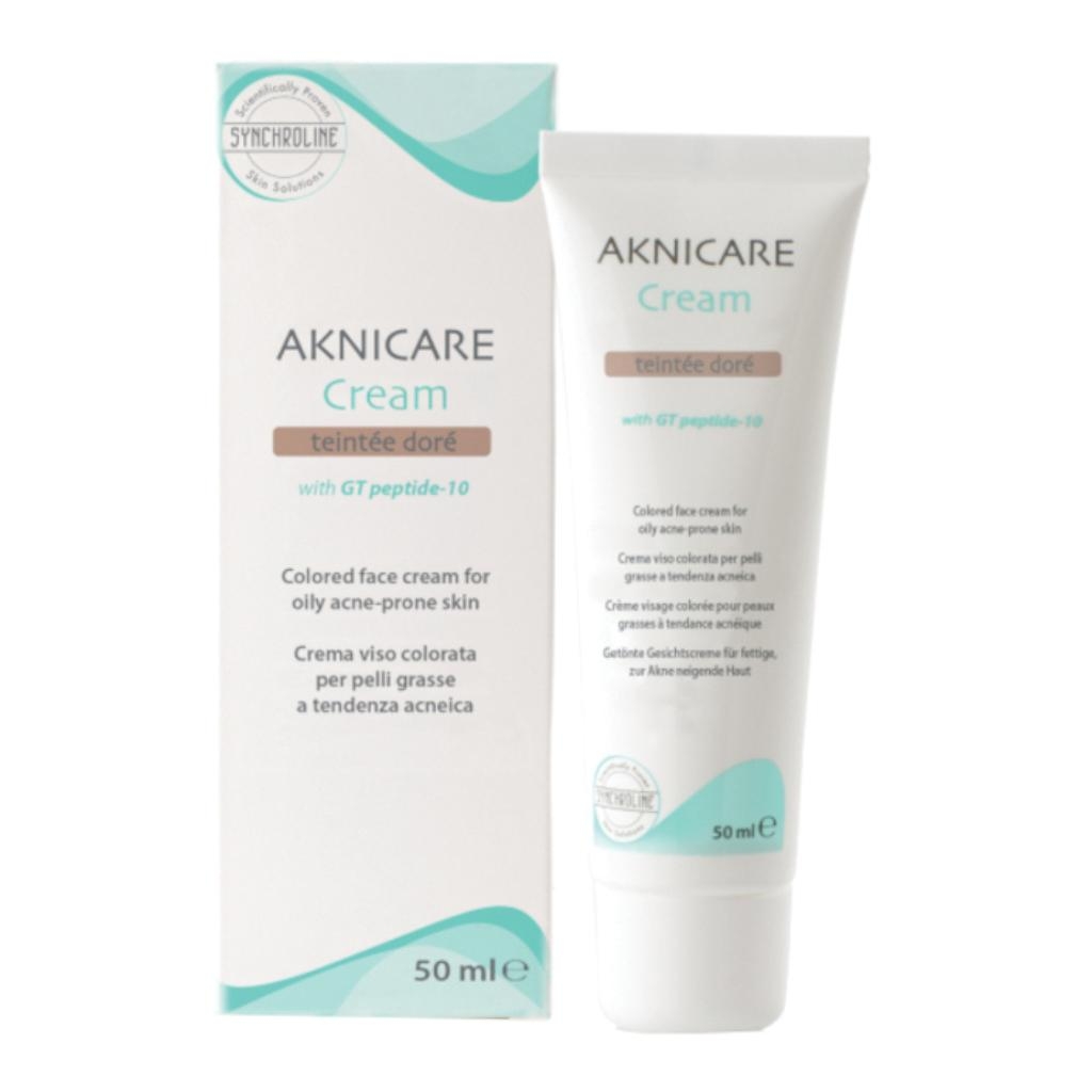 AKNICARE CREAM CREMA COLORATA TEINTEE DORE' 50 ML