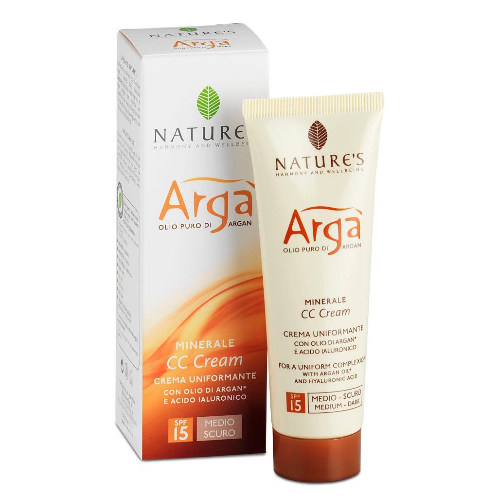 ARGA' CC CREAM VISO MEDIO SCURA 50 ML NATURE'S