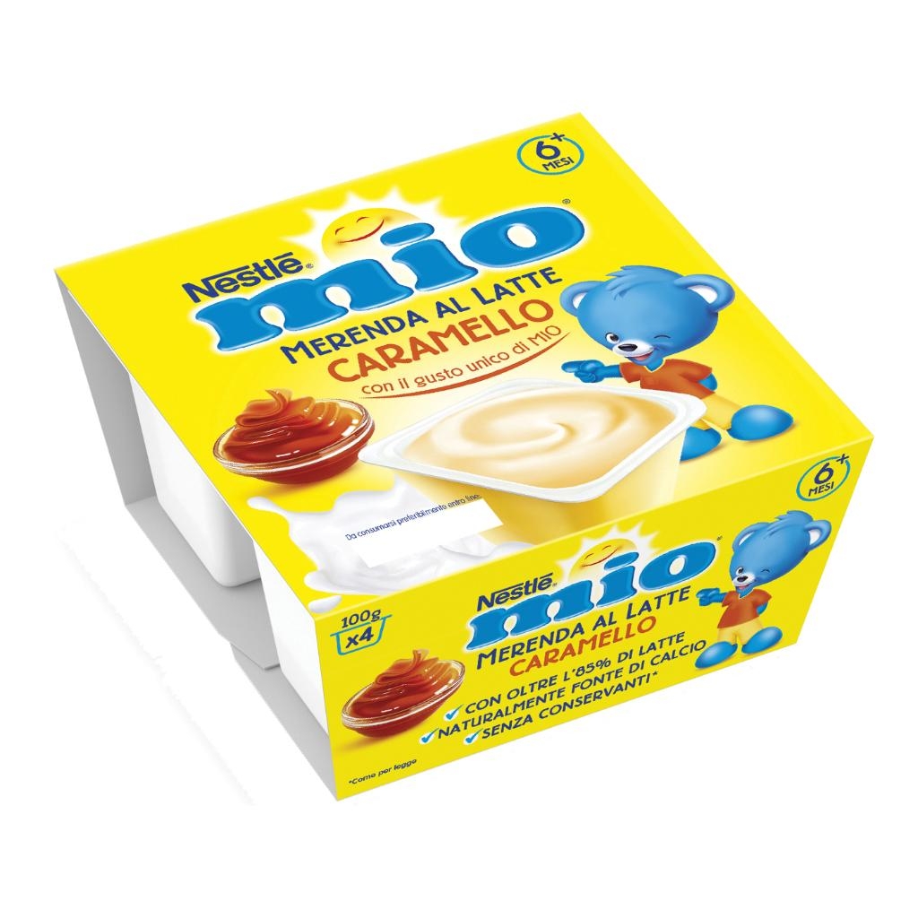 MIO MERENDA CARAMEL 4 X 100 G