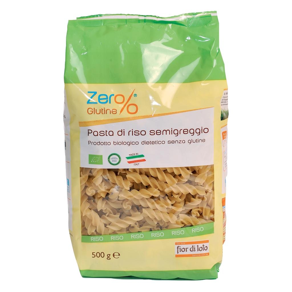 ZERO% GLUTINE FUSILLI DI RISO INTEGRALE SENZA GLUTINE BIO 500 G