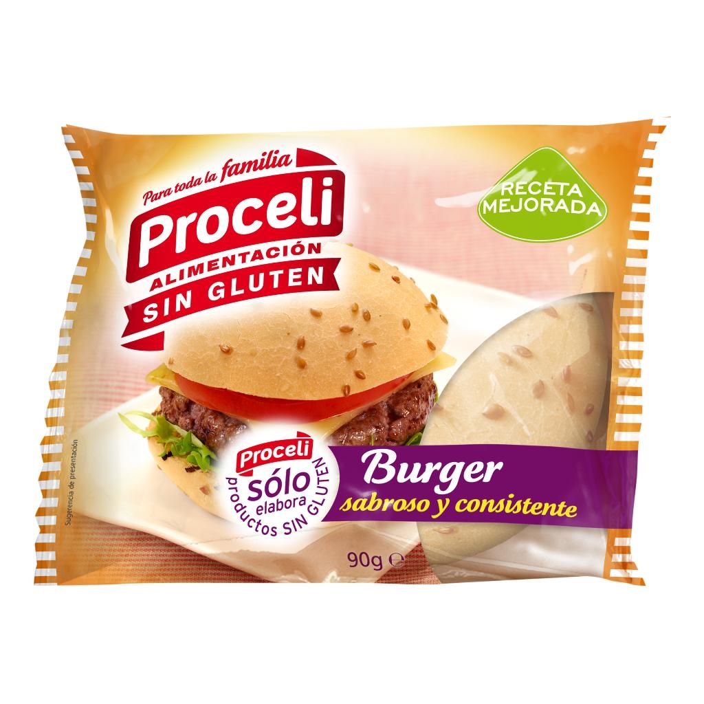 PROCELI PANINO PER HAMBURGER MONOPORZIONE SENZA LATTE 90 G