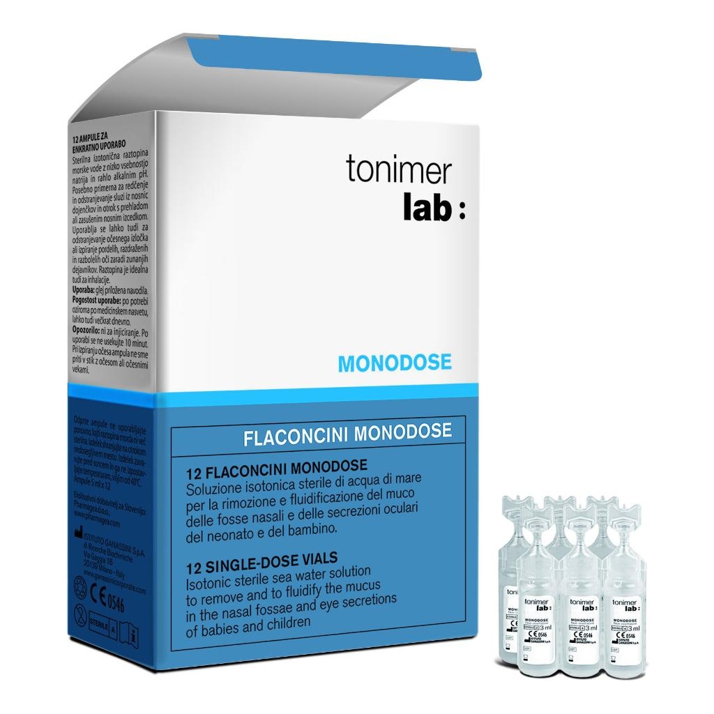 TONIMER LAB MONODOSE 12 FLACONCINI 5 ML