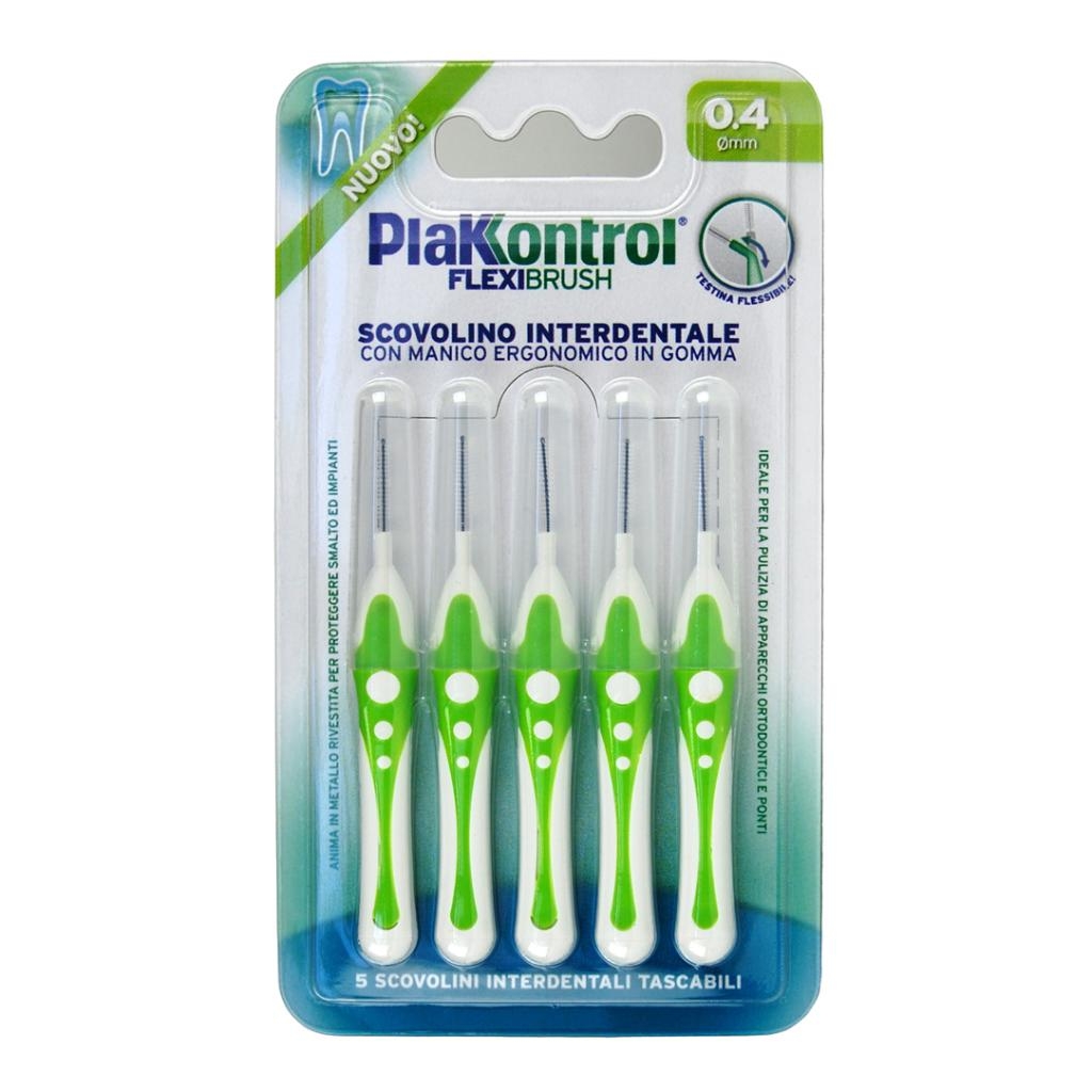 PLAKKONTROL SCOVOLINO INTERDENTALE FLEXI BRUSH04 BLISTER 5 PEZZI