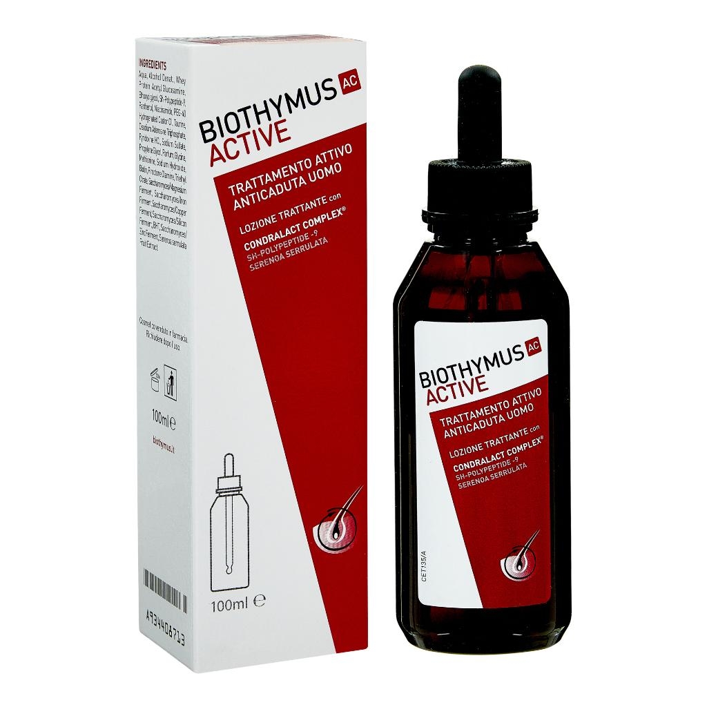 BIOTHYMUS AC ACTIVE TRATTAMENTO ATTIVO ANTICADUTA UOMO LOZIONE 100 ML