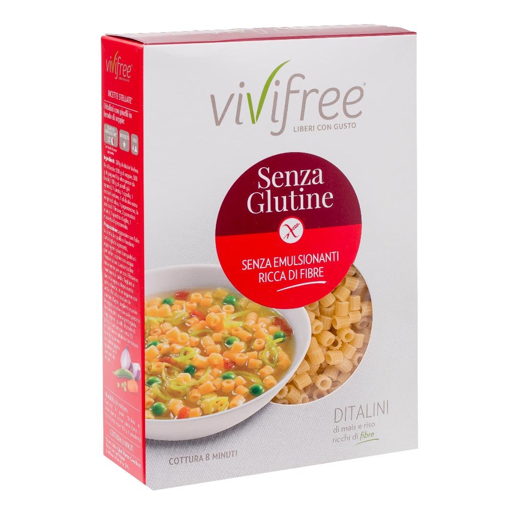 VIVIFREE PASTA SENZA GLUTINE FORMATO DITALINI 500 G