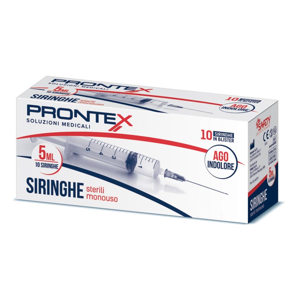 SIRINGA PRONTEX 5 ML AGO IND 10 PEZZI