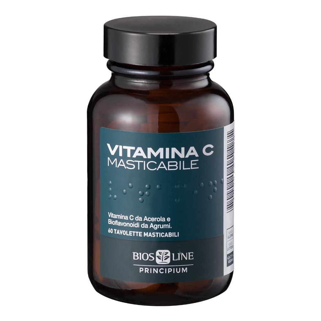 PRINCIPIUM VITAMINA C NATURALE 60 COMPRESSE MASTICABILI 72 G