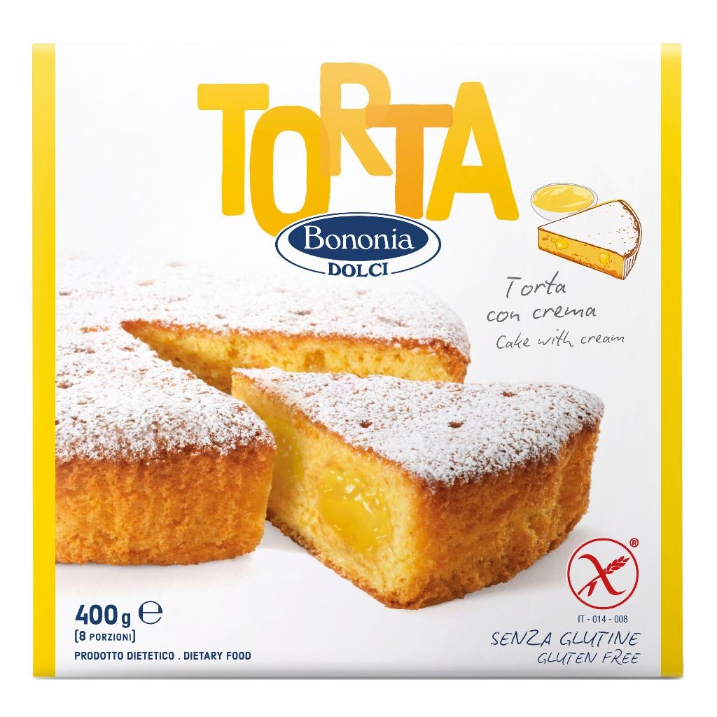 BONONIA DOLCI TORTA CON CREMA SENZA GLUTINE 400 G