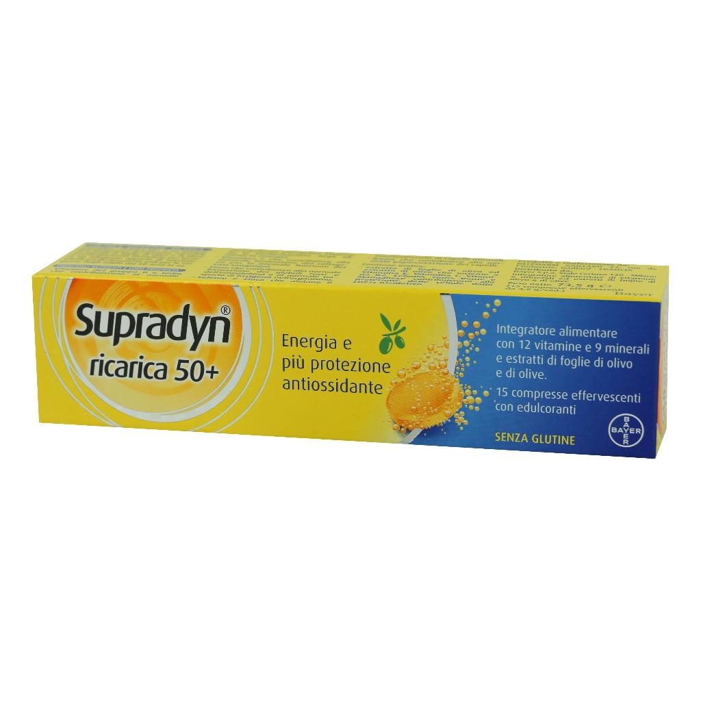 SUPRADYN RICARICA 50+ 15 COMPRESSE EFFERVESCENTI