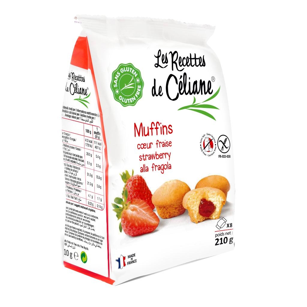 LES RECETTES DE CELIANE MINI MUFFIN ALLA FRAGOLA 210 G