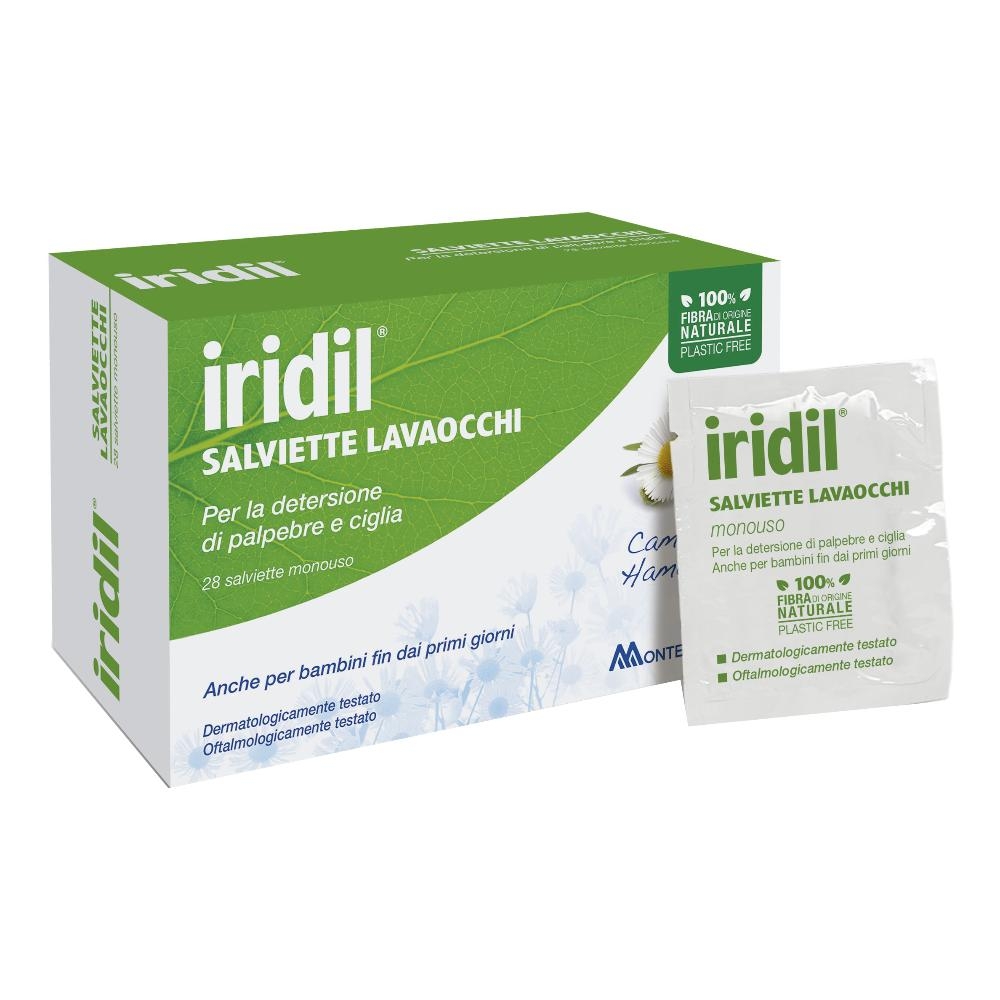 IRIDIL SALVIETTINE LAVAOCCHI 28 PEZZI