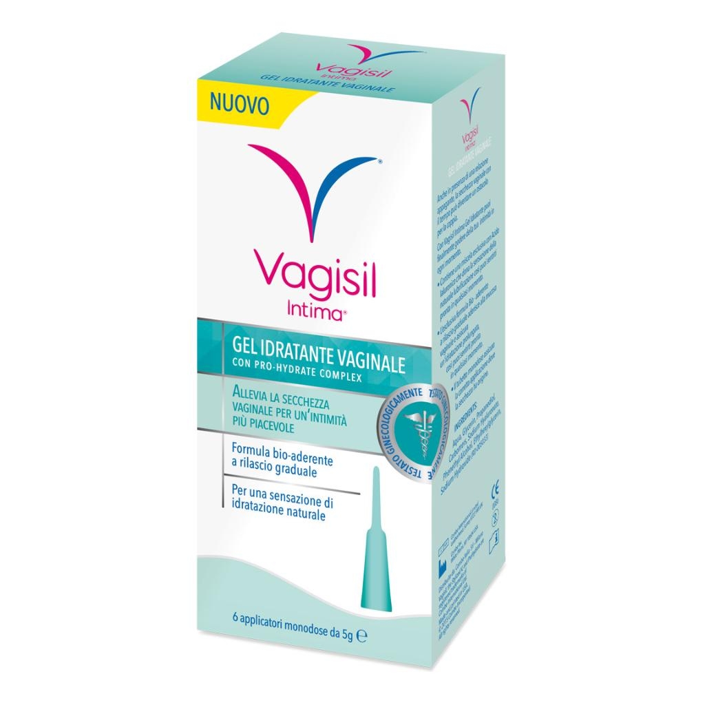 VAGISIL INTIMA GEL IDRATANTE VAGINALE 6 APPLICAZIONI MONODOSE 5 G