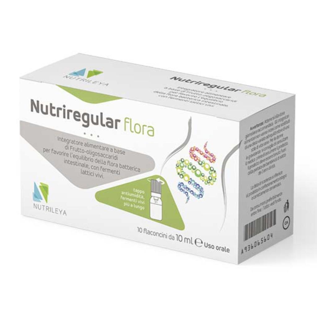 NUTRIREGULAR FLORA 10 FLACONCINI 8 ML