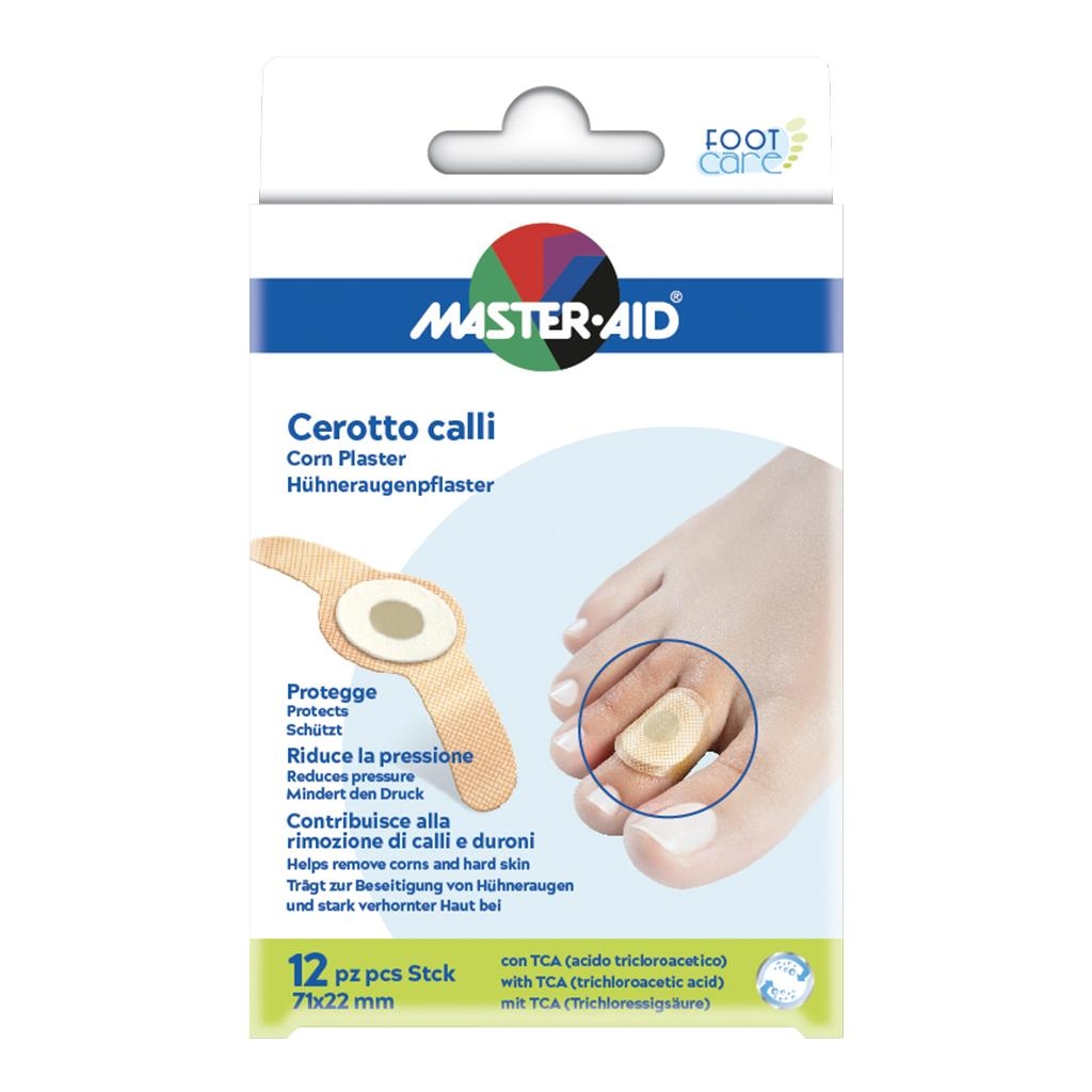 CEROTTO CALLIFUGO MASTER-AID FOOTCARE 71X22 MM 12 PEZZI B2