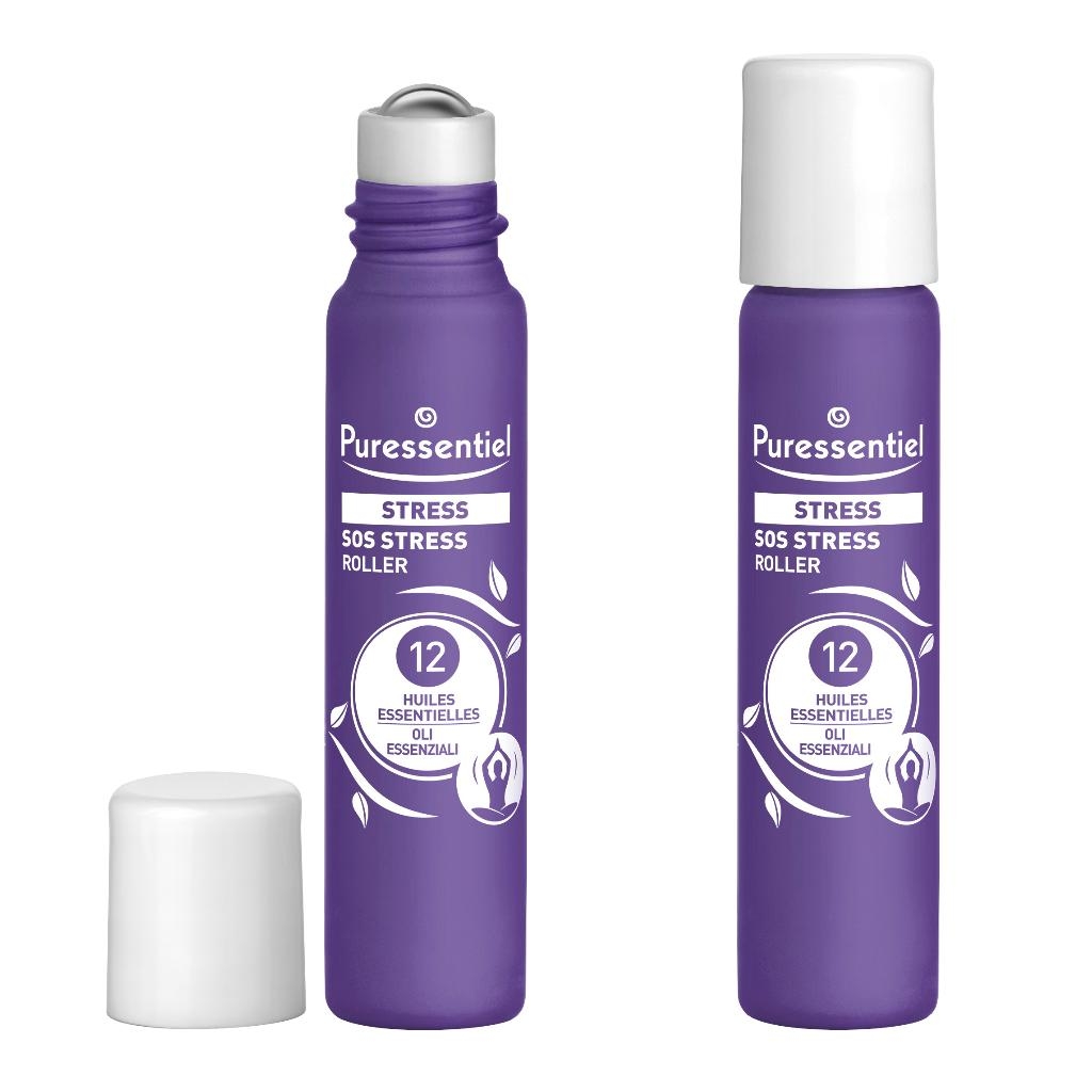 PURESSENTIEL ROLLER SOS STRESS 12 OLI ESSENZIALI 5 ML