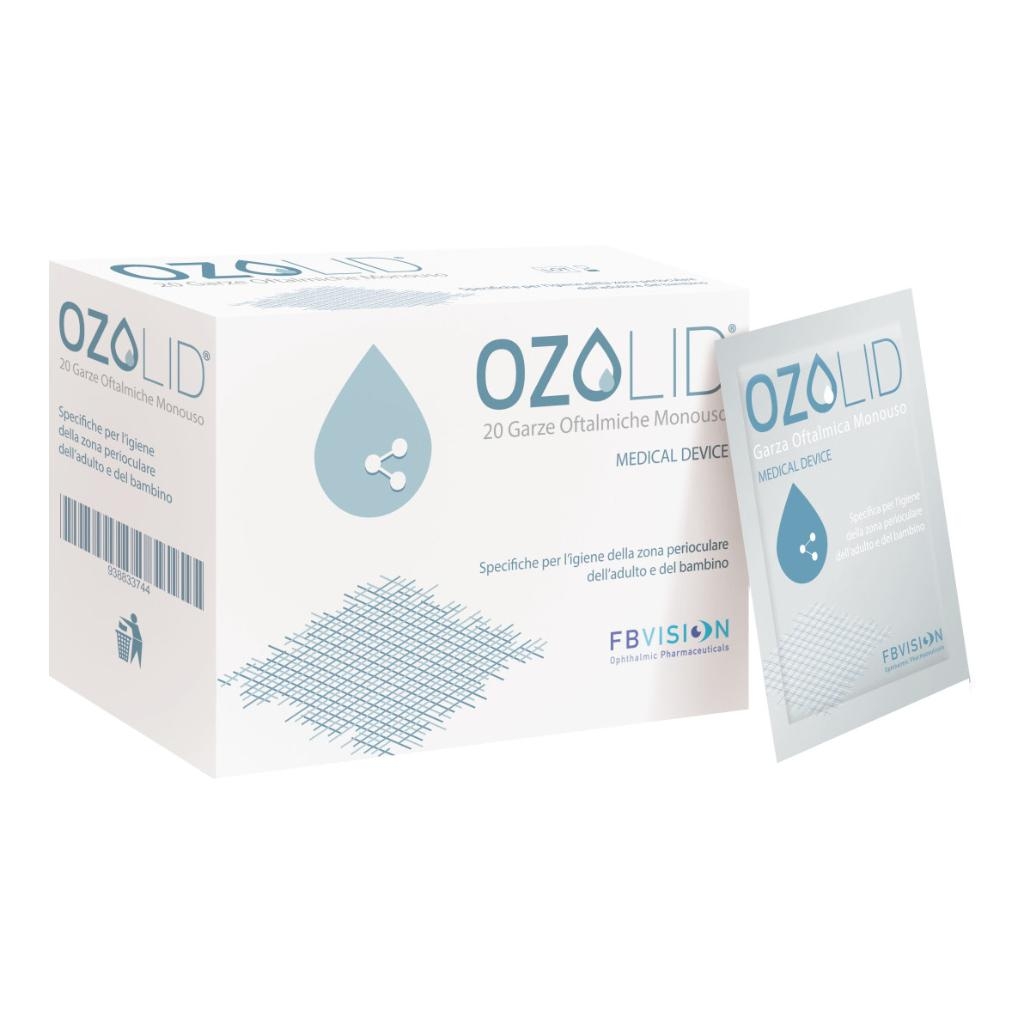 GARZA OZOLID OFTALMICA TNT CON OLIO OZONIZZATO IN FOSFOLIPIDI LIPOZONEYE 20 PEZZI