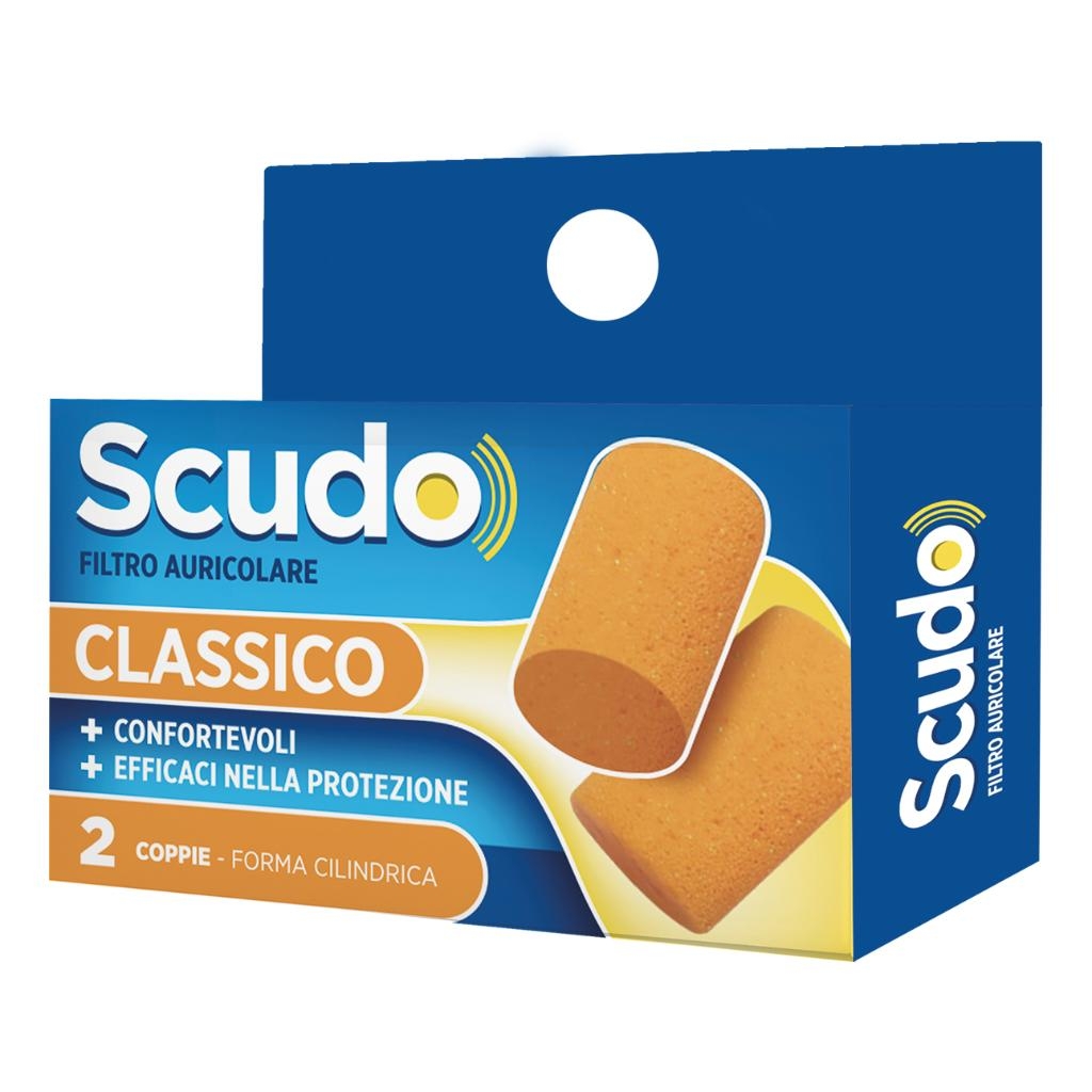 SCUDO FILTRO AURICOLARE CLASSICO SNR 36 DB 7-12MM 2 PAIA