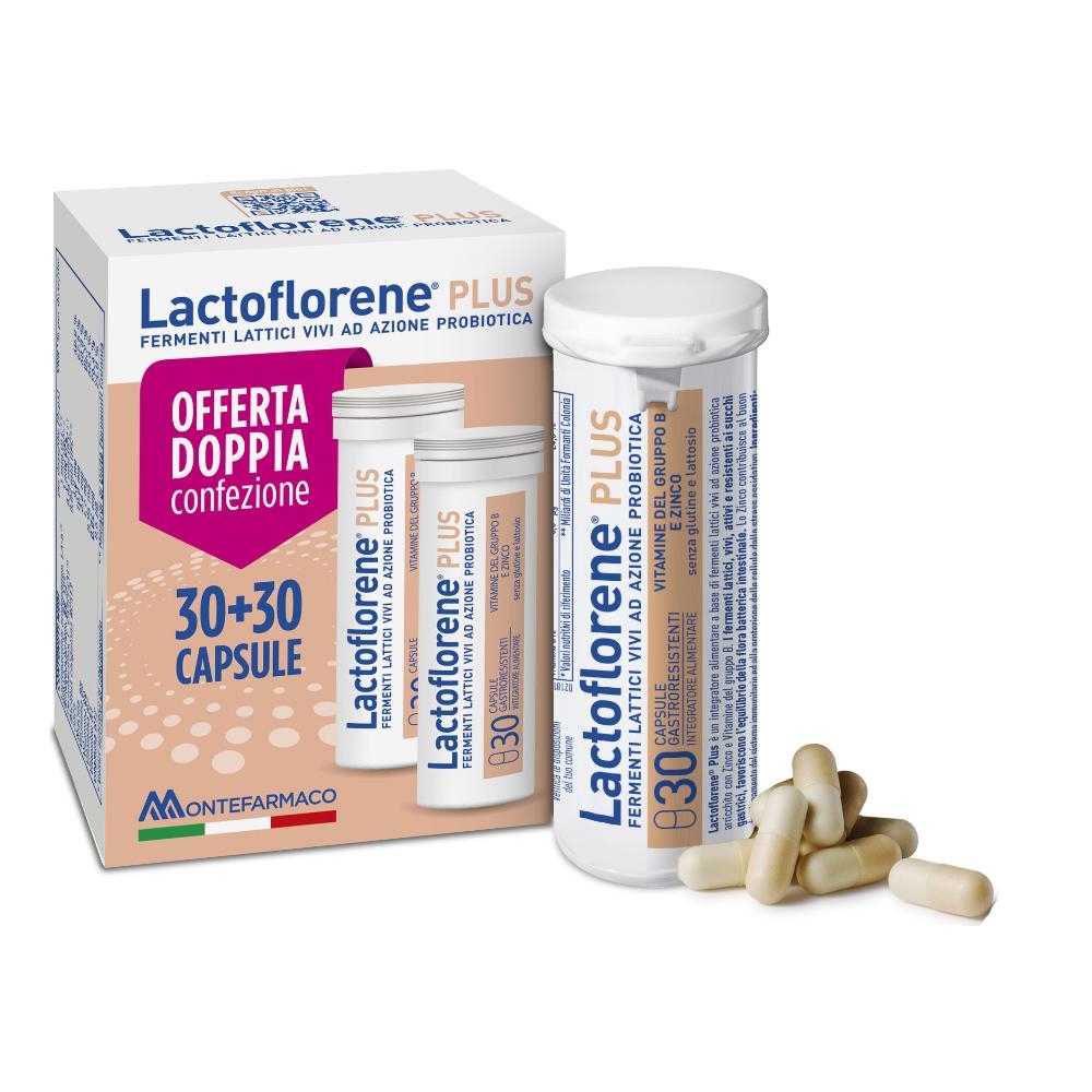 LACTOFLORENE PLUS BIPACK 30 CAPSULE 26,40 G