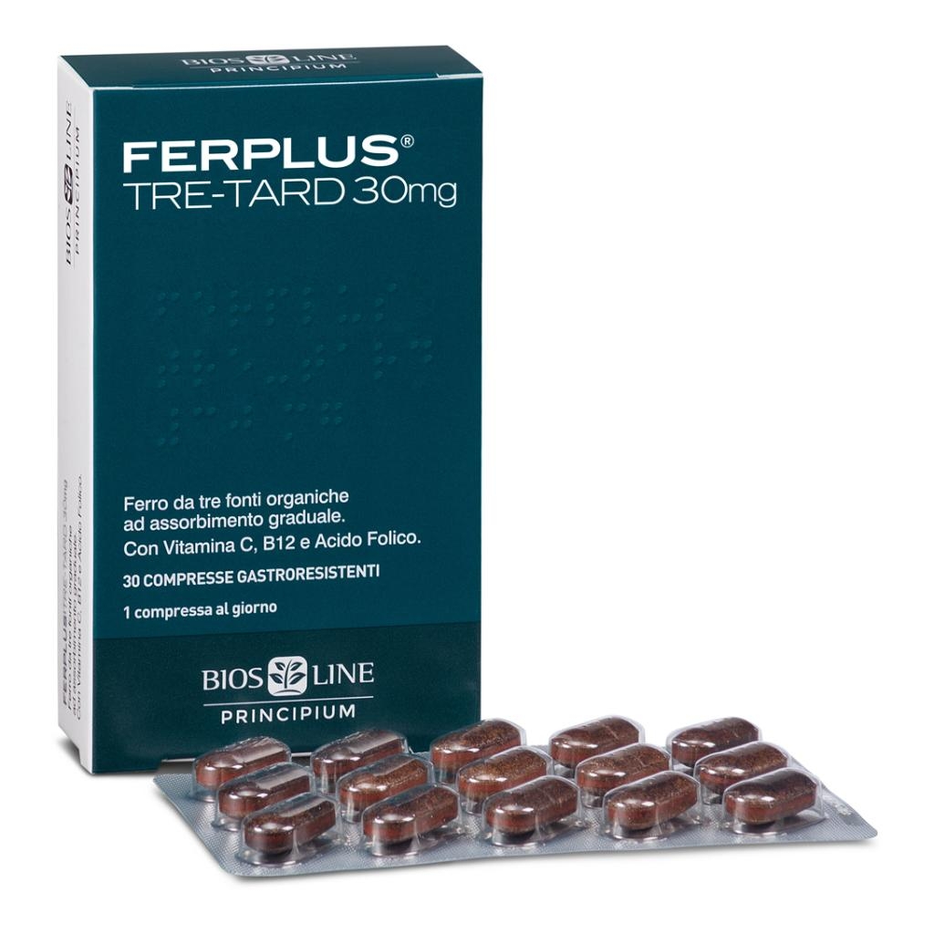 PRINCIPIUM FERPLUS TRE RETARD 30MG 30 COMPRESSE GASTRORESISTENTI