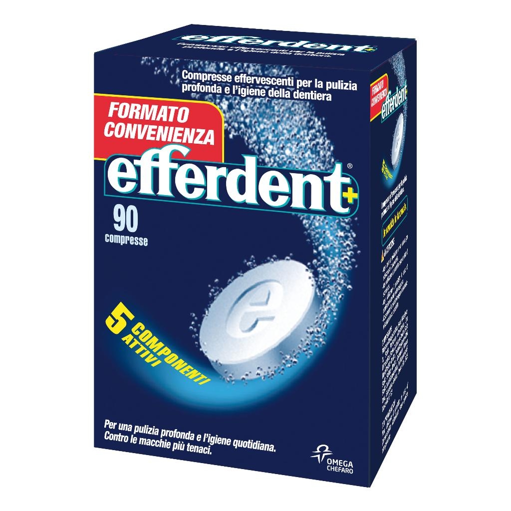 EFFERDENT PULIZIA DENTIERE 90 COMPRESSE EFFERVESCENTI