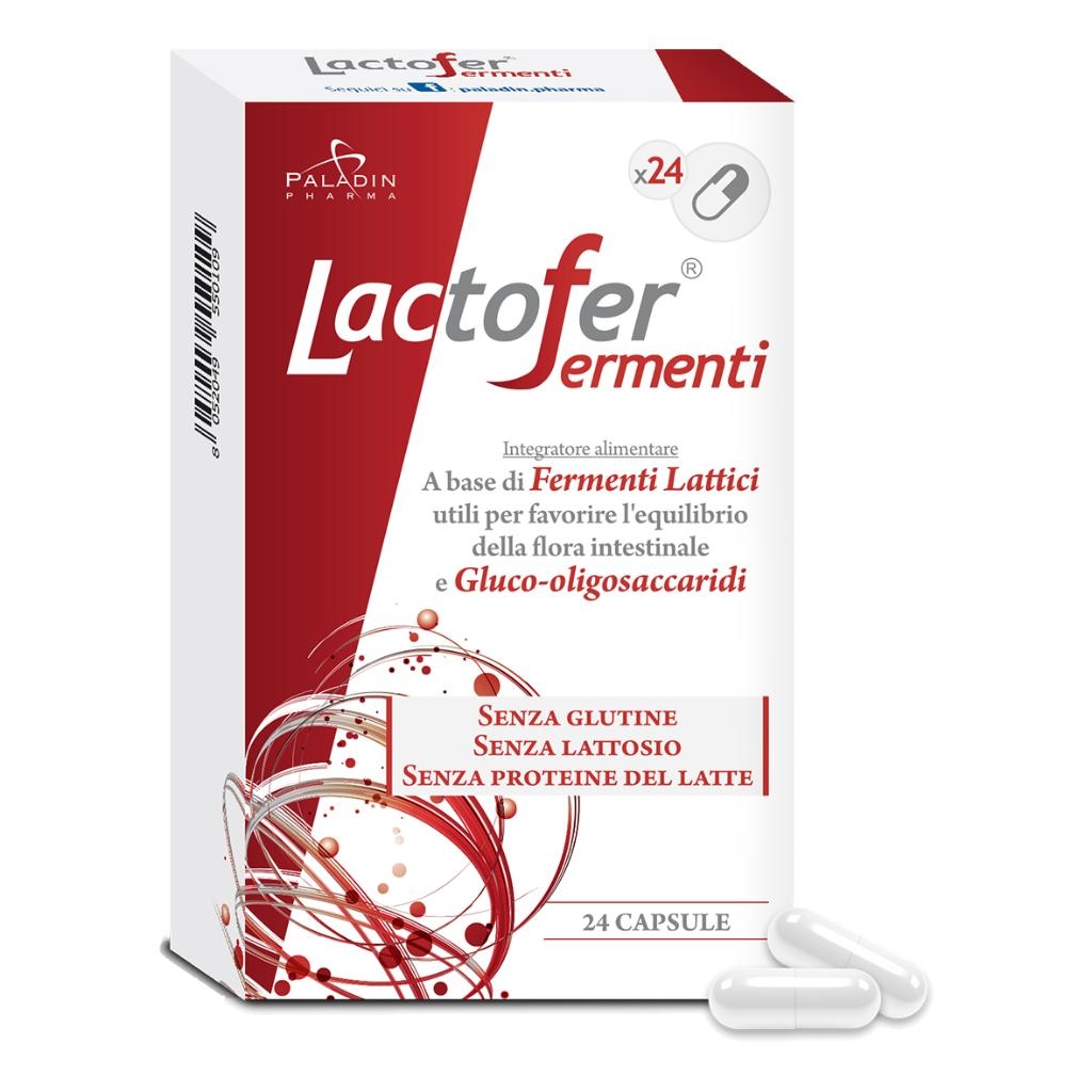 LACTOFER FERMENTI 24 CAPSULE