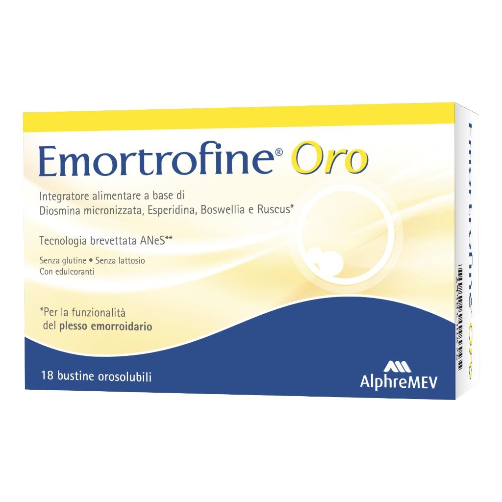 EMORTROFINE ORO 18 BUSTINE DA 3 G