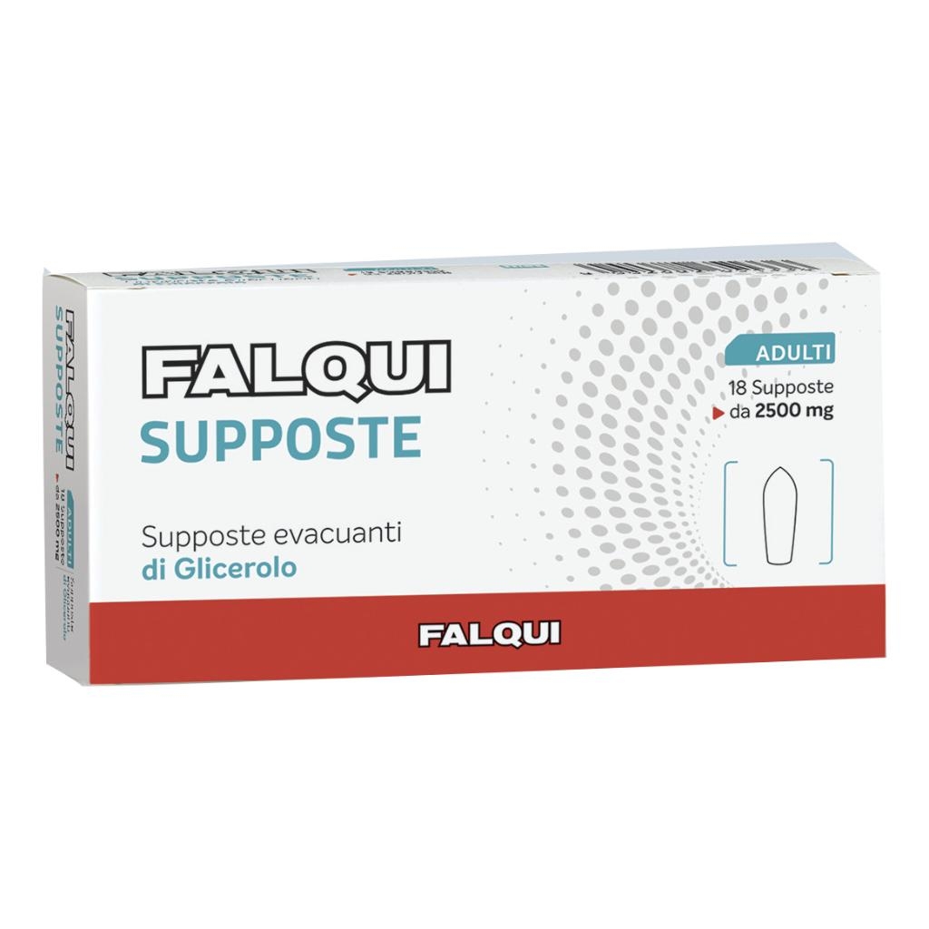 SUPPOSTE FALQUI 18 SUPPOSTE CON GLICERINA 2500MG ADULTI