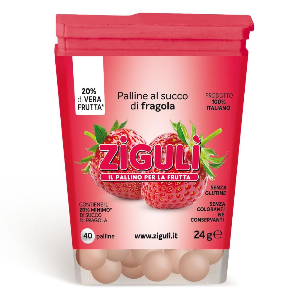 ZIGULI FRAGOLA 40 PALLINE 24 G