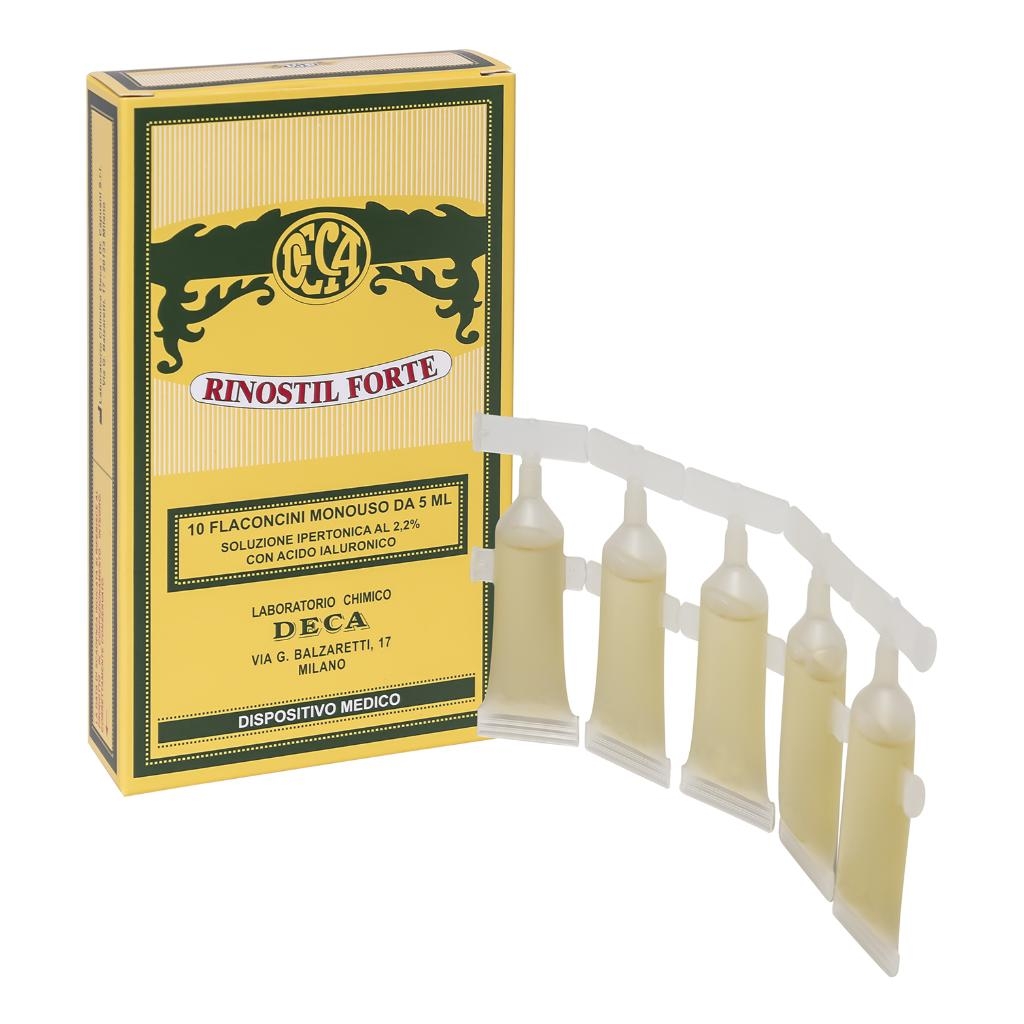 RINOSTIL FORTE SOLUZIONE IPERTONICA 10 FLACONCINI MONOUSO DA 5 ML