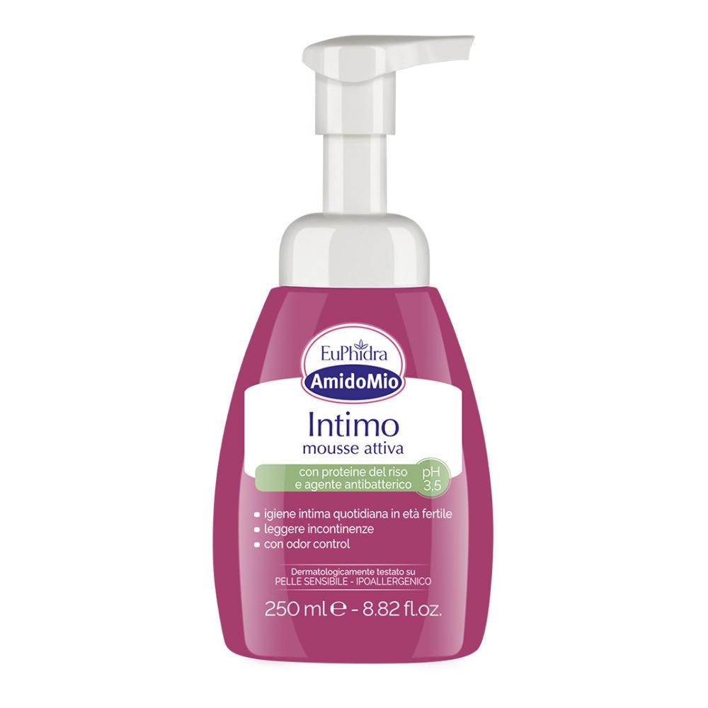 EUPHIDRA AMIDOMIO INTIMO MOUSSE ATTIVA PH 3,5 250 ML