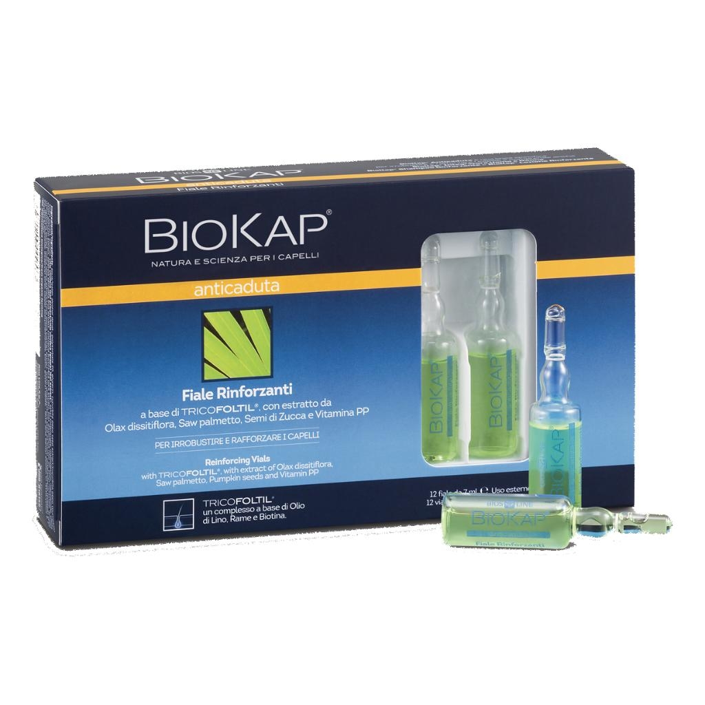 BIOKAP FIALE RINFORZANTI ANTICADUTA CON TRICOLTIL 12 PEZZI DA 7 ML NEW