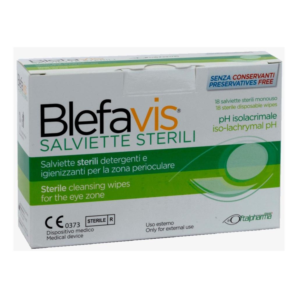 BLEFAVIS SALVIETTE STERILI 18 PEZZI