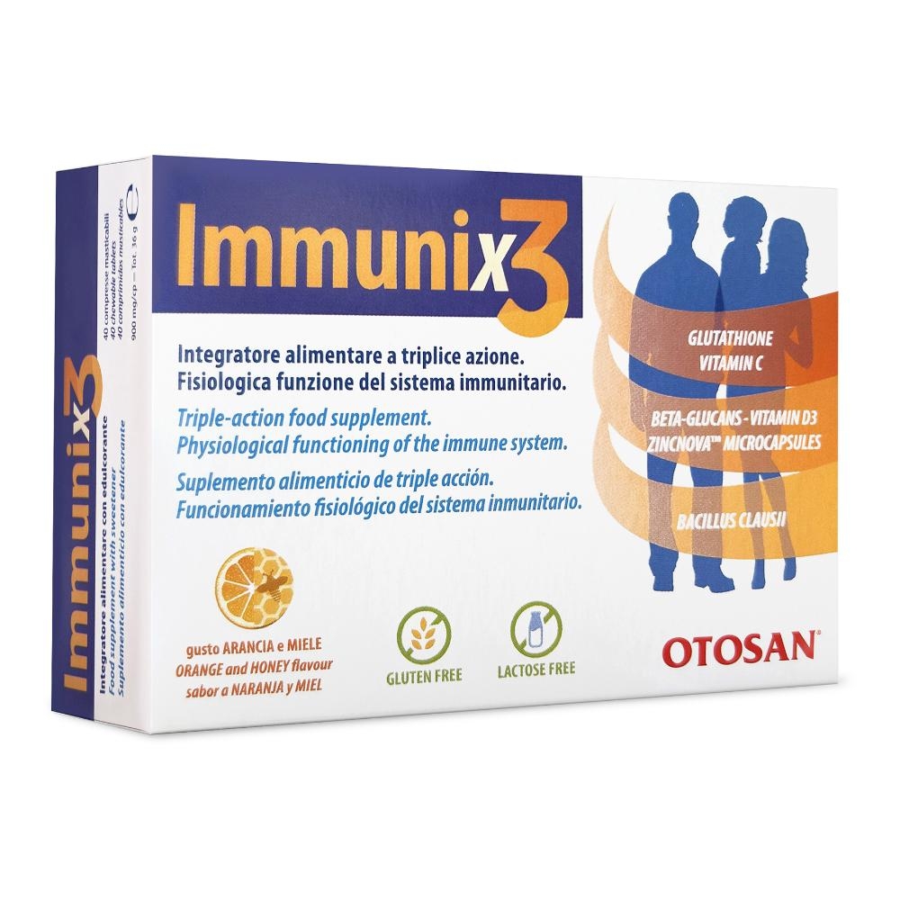 IMMUNIX3 OTOSAN 40 COMPRESSE MASTICABILI