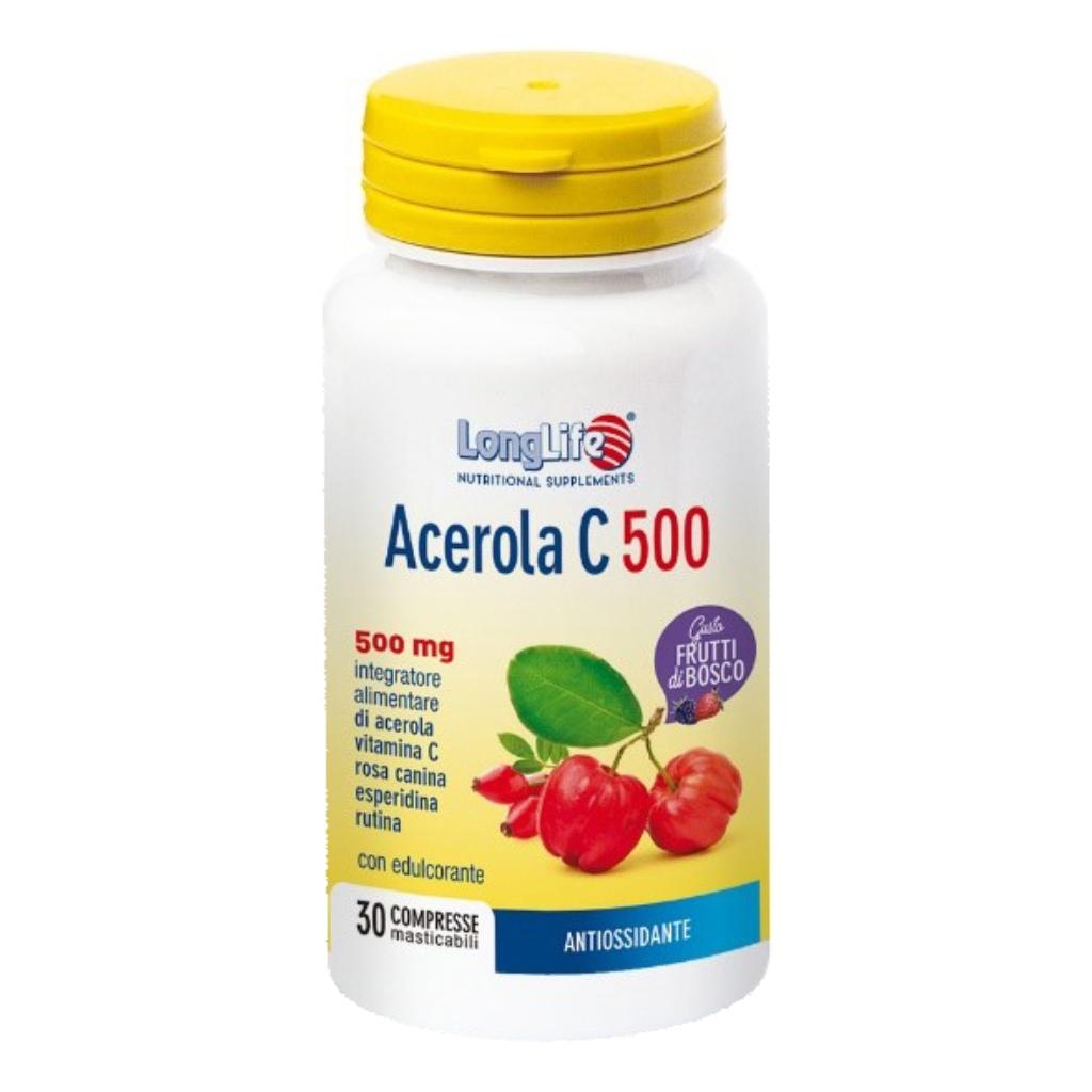 LONGLIFE ACEROLA C100 FRUTTI DI BOSCO 120 COMPRESSE