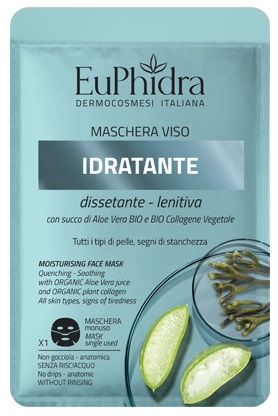 EUPHIDRA MASCHERA VISO IDRATANTE 1 PEZZO