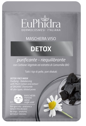 EUPHIDRA MASCHERA VISO DETOX 1 PEZZO