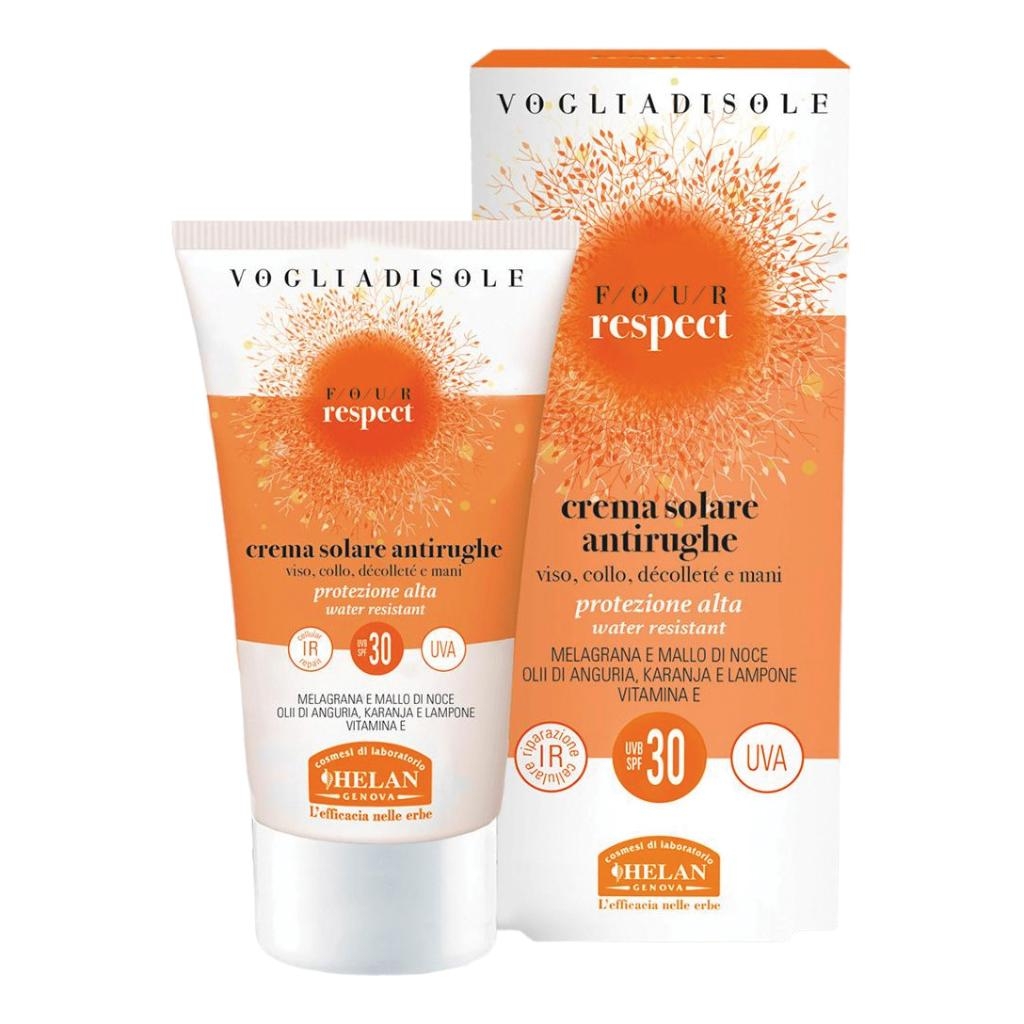 VOGLIA DI SOLE RESPECT CREMA SOLARE ANTIRUGHE SPF30 50 ML