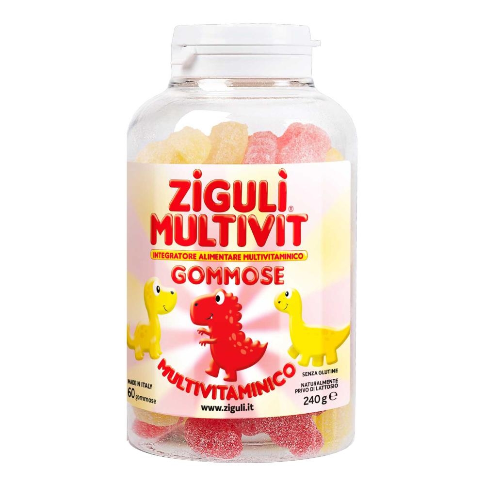 ZIGULI MULTIVIT FRAGOLA E BANANA 60 GOMMOSE