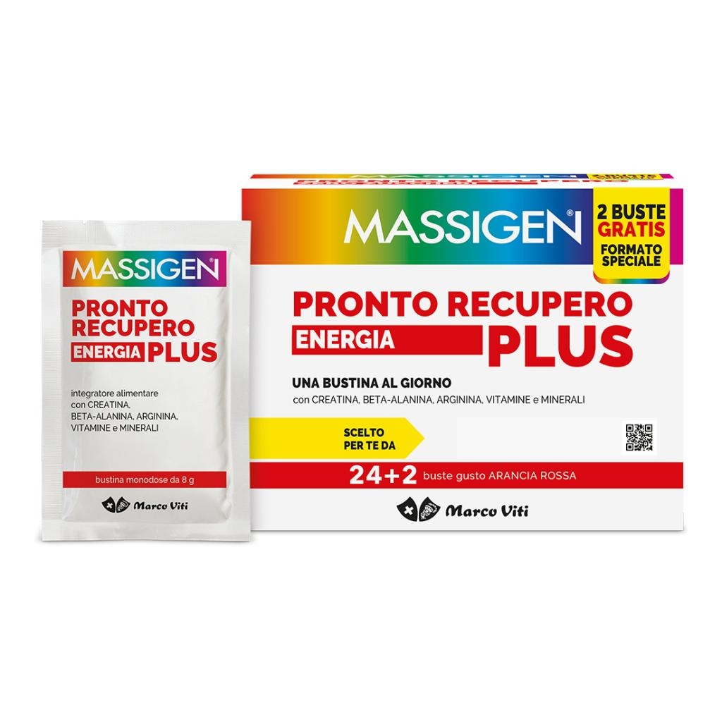 MASSIGEN PRONTO RECUPERO ENERGIA PLUS 24 BUSTINE + 2 BUSTINE