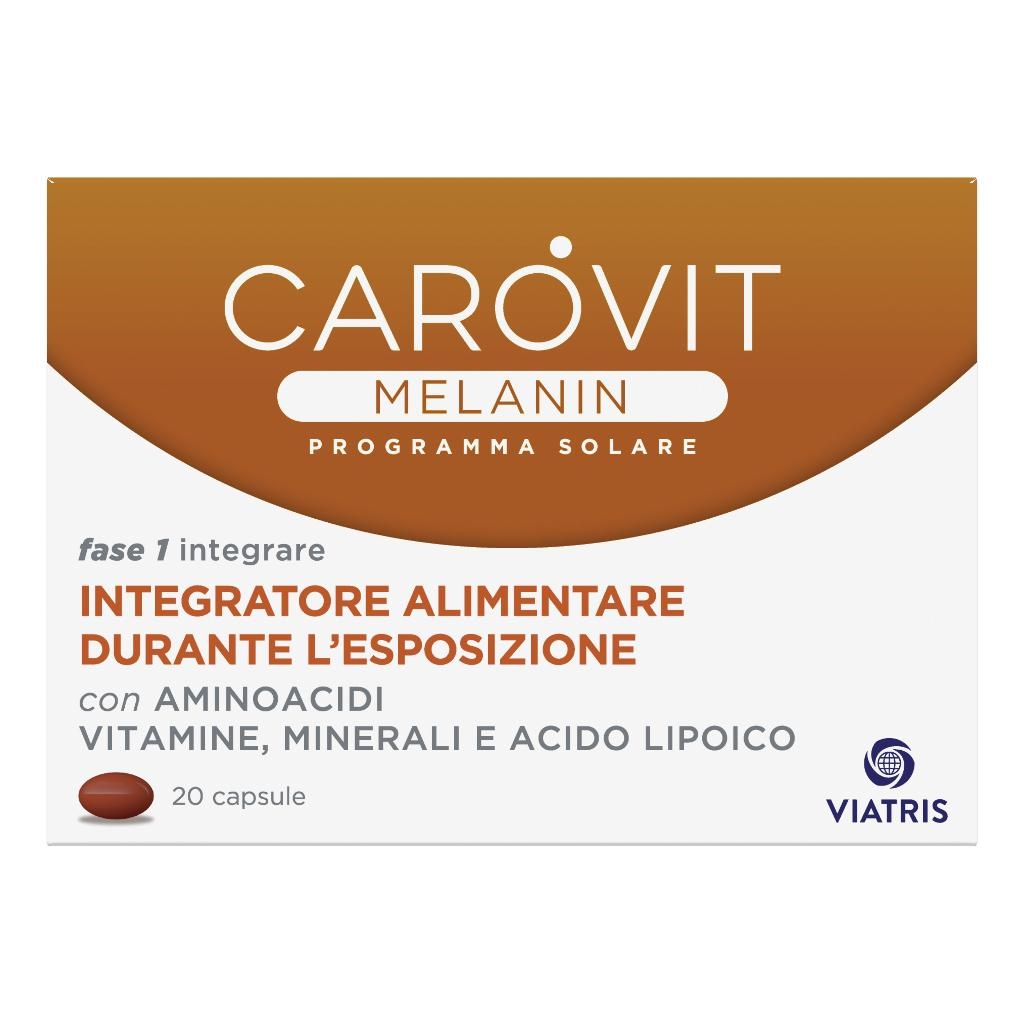 CAROVIT MELANIN PROGRAMMA SOLARE 20 CAPSULE