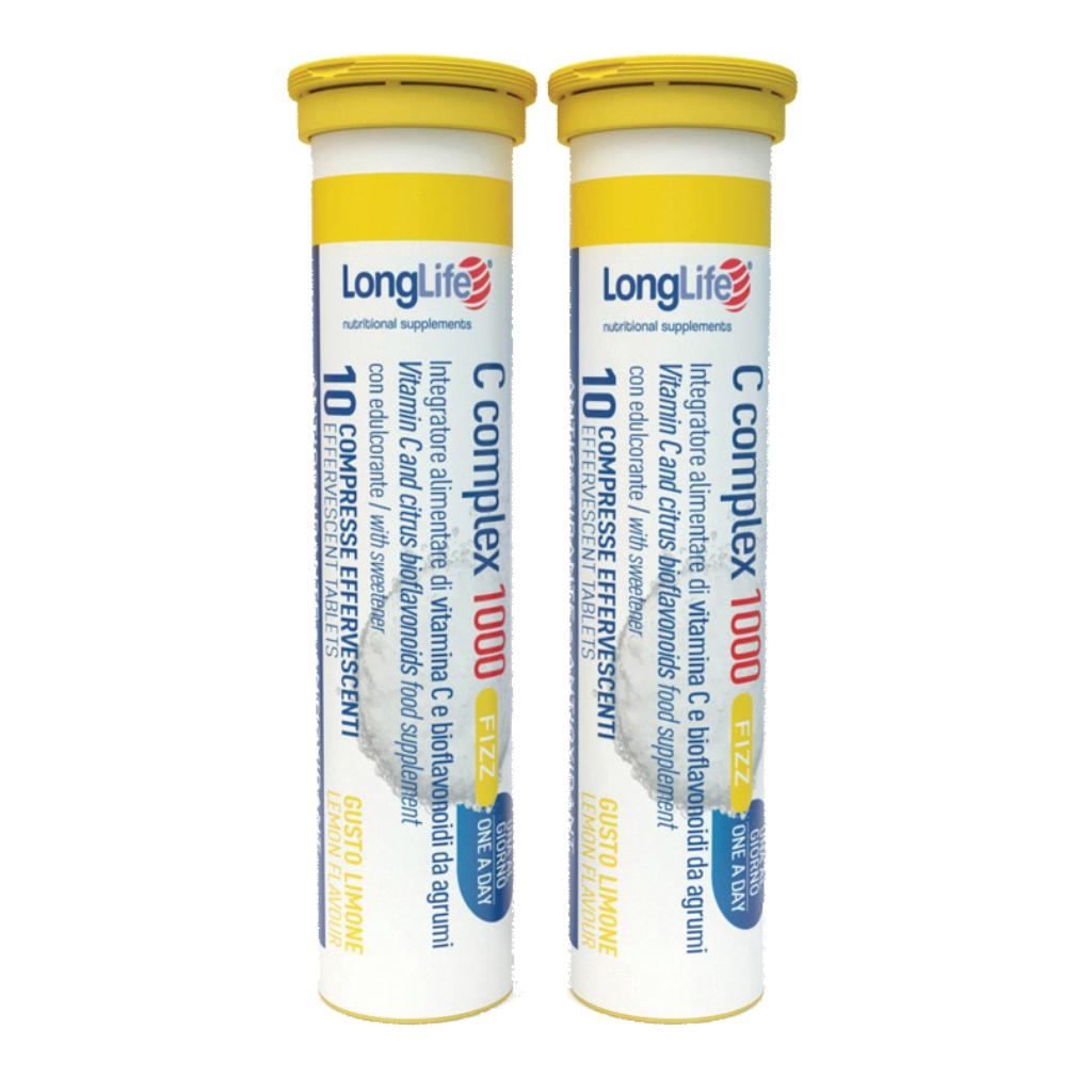 LONGLIFE C COMPLEX 1000 FIZZ 20 COMPRESSE EFFERVESCENTI